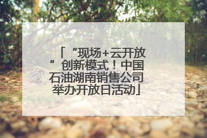 “现场+云开放”创新模式！中国石油湖南销售公司举办开放日活动