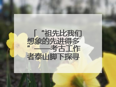 “祖先比我们想象的先进得多”——考古工作者泰山脚下探寻中华文明起源