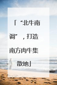 “北牛南调”，打造南方肉牛集散地