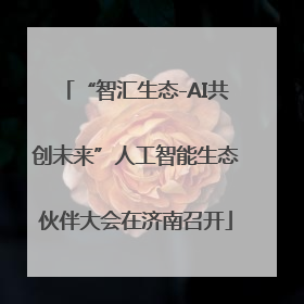 “智汇生态-AI共创未来”人工智能生态伙伴大会在济南召开
