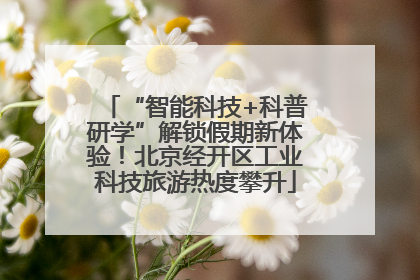 “智能科技+科普研学”解锁假期新体验！北京经开区工业科技旅游热度攀升
