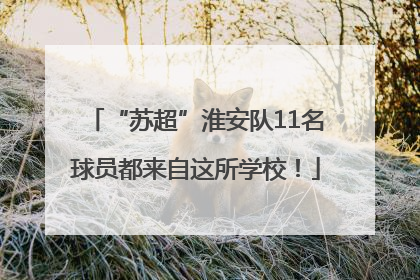“苏超”淮安队11名球员都来自这所学校！