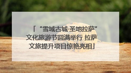 “雪域古城·圣地拉萨”文化旅游节圆满举行 拉萨文旅提升项目惊艳亮相