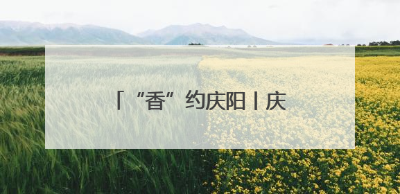 “香”约庆阳丨庆城：历史文化与现代产业交相辉映