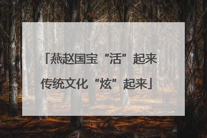 燕赵国宝“活”起来 传统文化“炫”起来