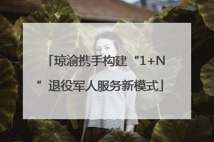 琼渝携手构建“1+N”退役军人服务新模式