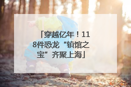 穿越亿年！118件恐龙“镇馆之宝”齐聚上海