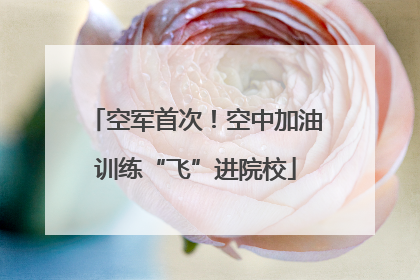 空军首次！空中加油训练“飞”进院校