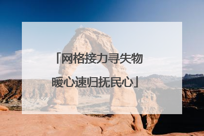 网格接力寻失物 暖心速归抚民心