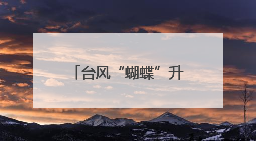 台风“蝴蝶”升级！厦门未来七天都是这个天气→