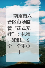 南京市六合区市场监管“花式宠娃”：礼物、知识、安全一个不少