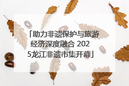 助力非遗保护与旅游经济深度融合 2025龙江非遗市集开幕