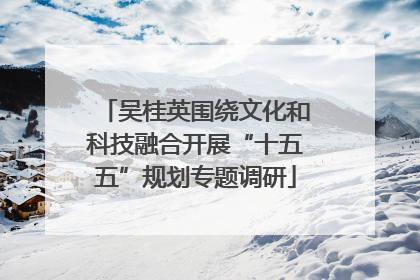 吴桂英围绕文化和科技融合开展“十五五”规划专题调研
