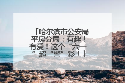 哈尔滨市公安局平房分局：有趣！有爱！这个“六一”超“警”彩！