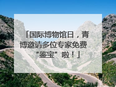 国际博物馆日，青博邀请多位专家免费“鉴宝”啦！