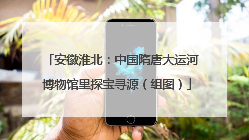 安徽淮北：中国隋唐大运河博物馆里探宝寻源（组图）