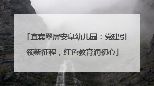 宜宾翠屏安阜幼儿园：党建引领新征程，红色教育润初心