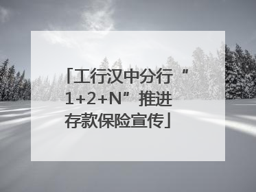 工行汉中分行“1+2+N”推进存款保险宣传