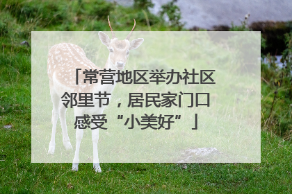 常营地区举办社区邻里节，居民家门口感受“小美好”