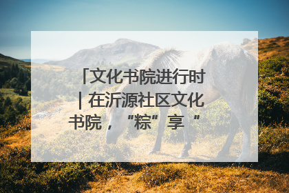 文化书院进行时｜在沂源社区文化书院，“粽”享“端午”美好时光