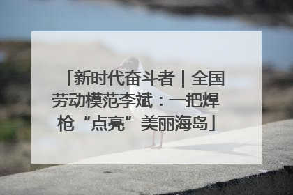 新时代奋斗者｜全国劳动模范李斌：一把焊枪“点亮”美丽海岛