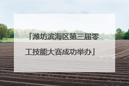 潍坊滨海区第三届零工技能大赛成功举办