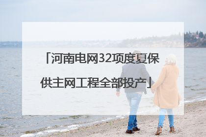 河南电网32项度夏保供主网工程全部投产