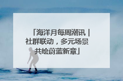 海洋月每周潮讯｜社群联动，多元场景共绘蔚蓝新章