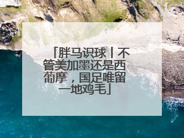胖马识球丨不管美加墨还是西葡摩，国足唯留一地鸡毛