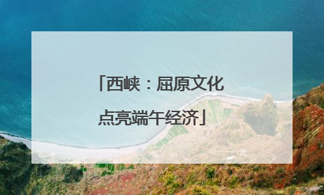 西峡：屈原文化点亮端午经济
