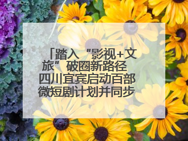 踏入“影视+文旅”破圈新路径 四川宜宾启动百部微短剧计划并同步开启演员招募
