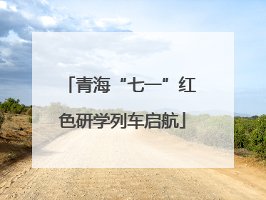 青海“七一”红色研学列车启航