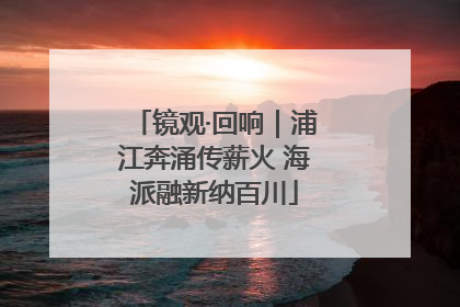 镜观·回响｜浦江奔涌传薪火 海派融新纳百川
