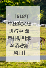 618年中狂欢火热进行中 双重补贴引爆AI消费新风口