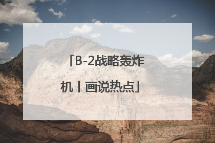 B-2战略轰炸机丨画说热点